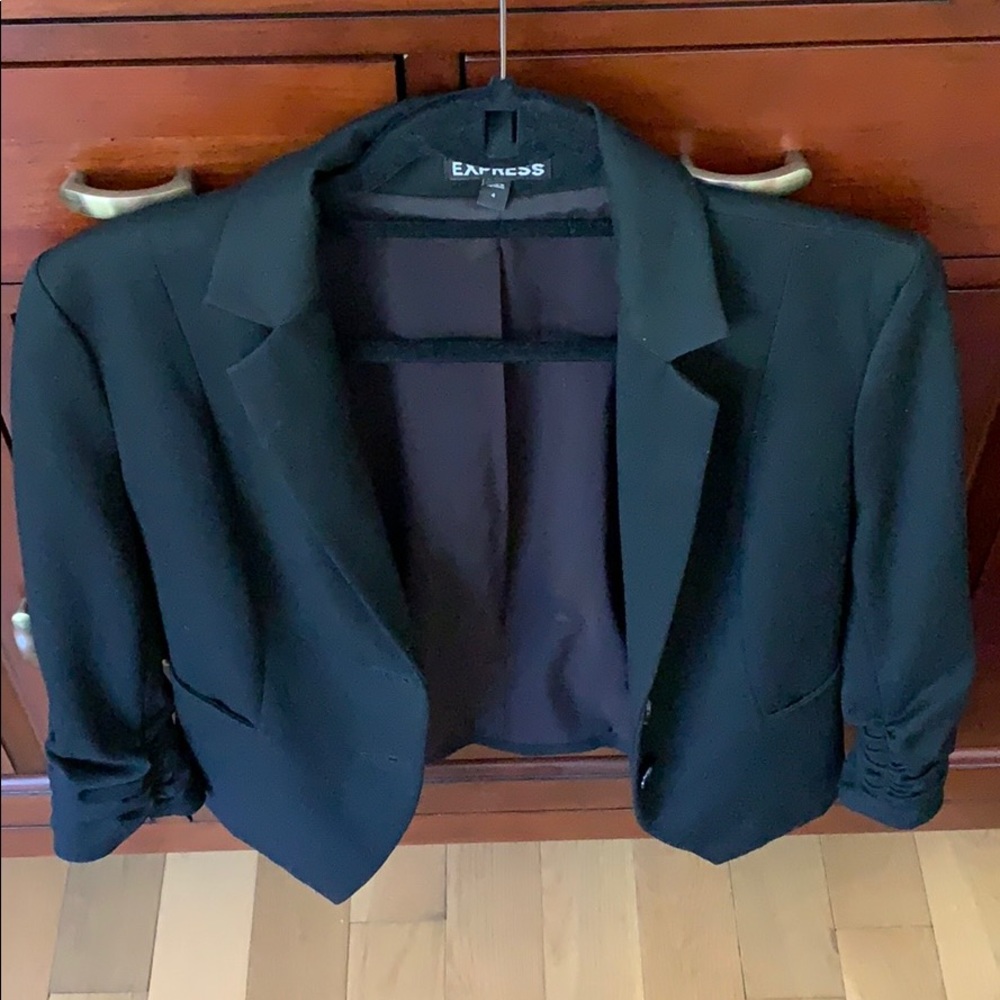 Black suit jacket